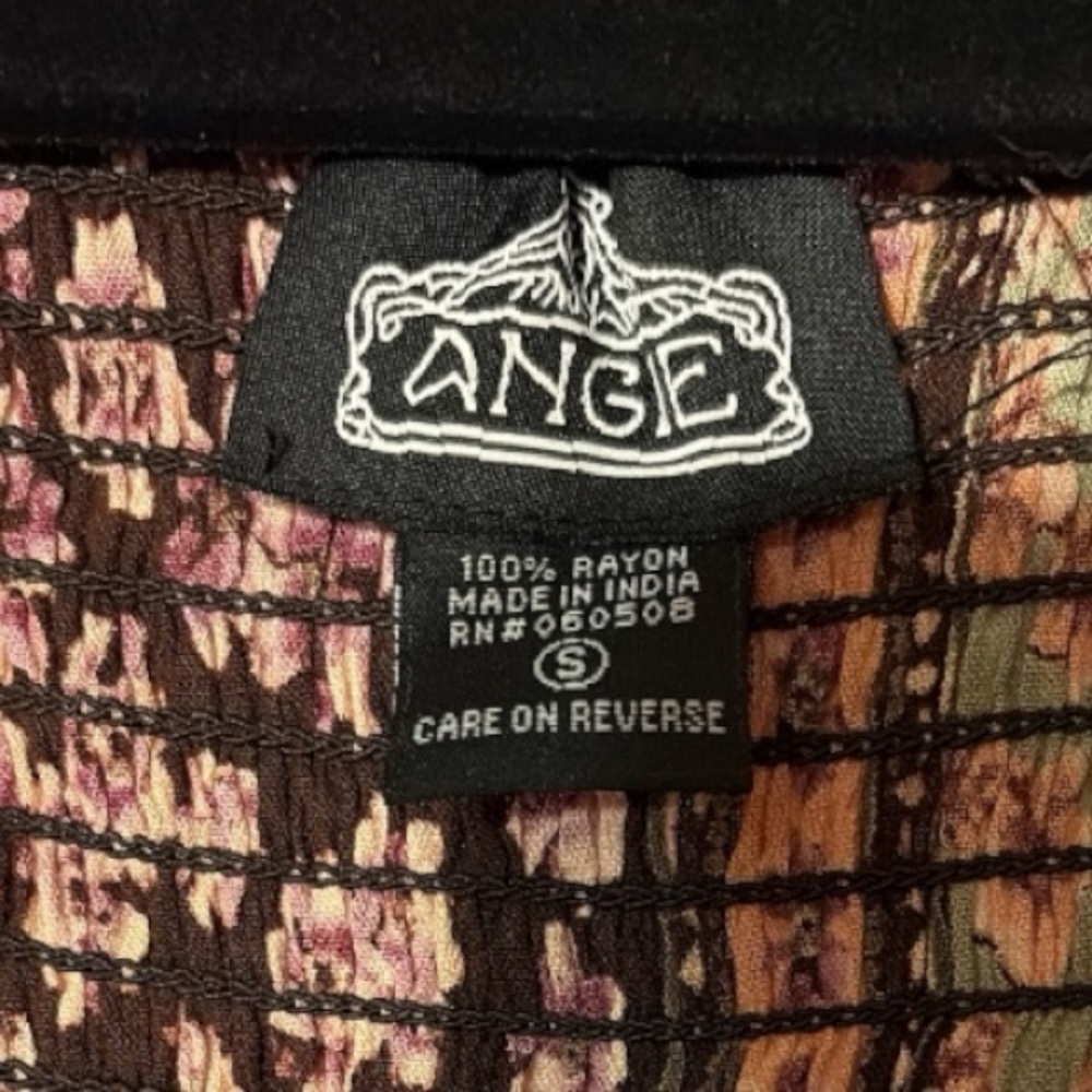 Angie Smocked Bust Bell Sleeve Maxi Dress romantic whimsical boho chic - Picture 5 of 6